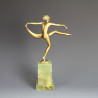 Josef Lorenzl Art Deco Bronze Scarf Dancer