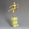 Josef Lorenzl Art Deco Bronze Scarf Dancer