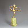 Josef Lorenzl Art Deco Bronze Scarf Dancer