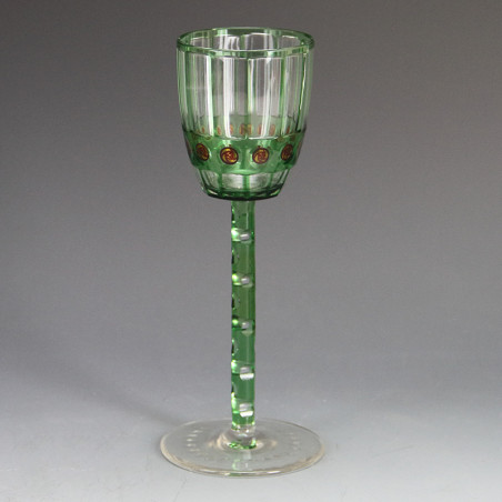 Otto Prutscher (1880-1949) for Meyr's Neffe Wine Glass (c.1908)
