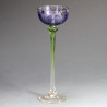 Fritz Heckert Art Nouveau Enamelled and Gilded Liqueur Glass (c.1890)
