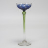 Fritz Heckert Art Nouveau Enamelled and Gilded Liqueur Glass (c.1890)