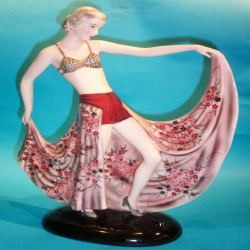 Goldscheider Dancing Girl Figure