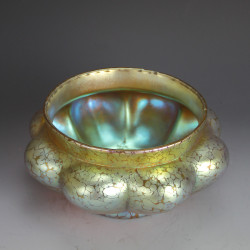 Johann Loetz Art Nouveau Iridescent Glass Bowl