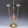 Arts & Crafts Copper and Brass Large Candelabra