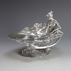 WMF Art Nouveau Silver Plated Card Tray