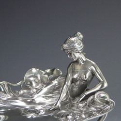 WMF Art Nouveau Silver Plated Card Tray