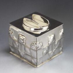 Archibald Knox For Liberty & Co Pewter Biscuit Box