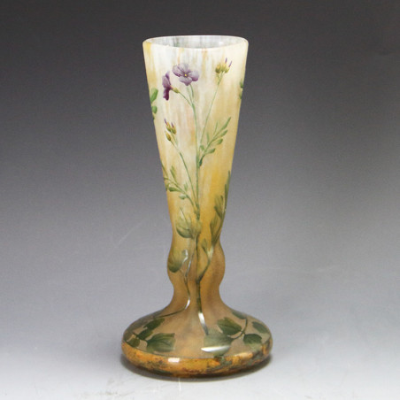 Daum Art Nouveau Cameo Glass Vase (c.1900)