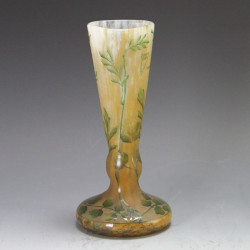 Daum Art Nouveau Cameo Glass Vase