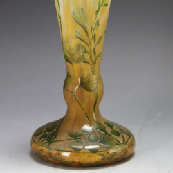 Daum Art Nouveau Cameo Glass Vase