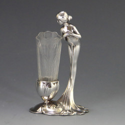 WMF Art Nouveau Silver Plated Tooth Pick Holder (c.1906)