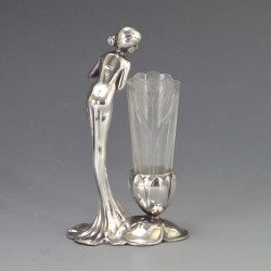 WMF Art Nouveau Silver Plated Tooth Pick Holder