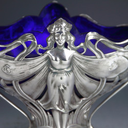 WMF Art Nouveau Silver Plated Flower or Fruit Bowl