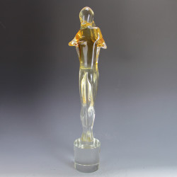 Murano Glass Sculpture of Entwined Lovers