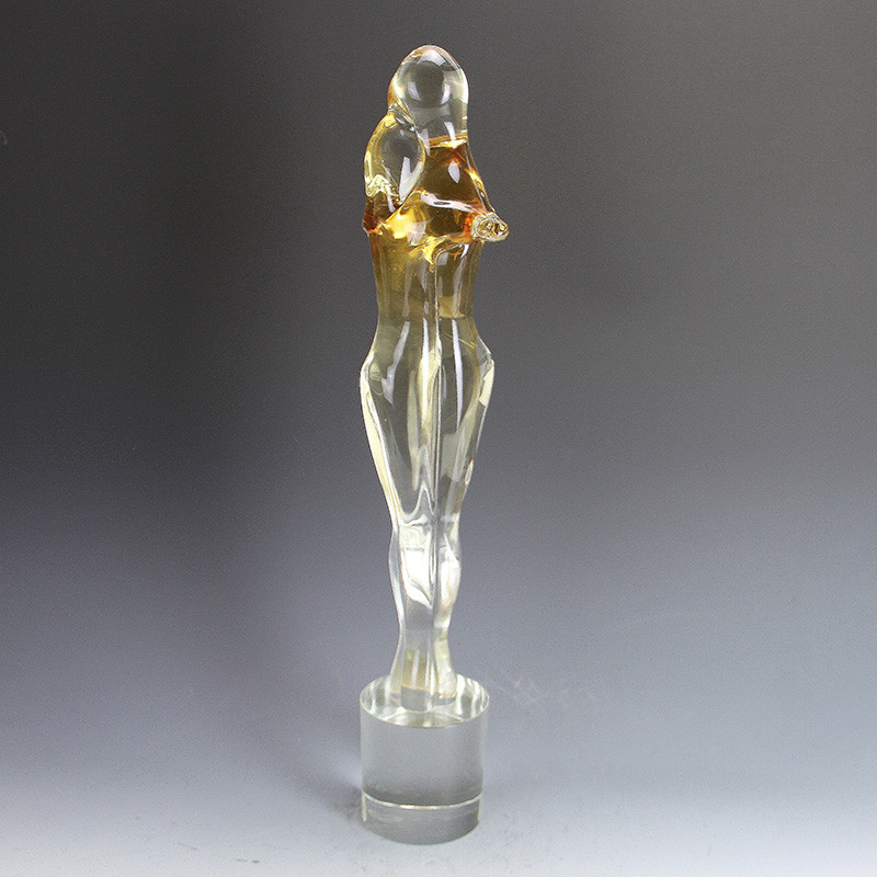 Murano Glass Sculpture of Entwined Lovers