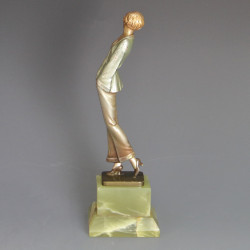 Josef Lorenzl Art Deco Bronze Pyjama Girl