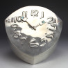 Archibald Knox for Liberty & Co Rare Pewter and Abelone Shell Wall Clock