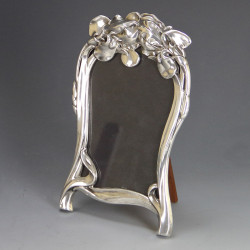 Art Nouveau Silver Photo Frame by Georg Adam Scheid (c.1900)