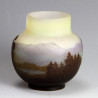Emile Galle (French 1846-1904) Art Nouveau Cameo Landscape Vase