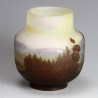 Emile Galle (French 1846-1904) Art Nouveau Cameo Landscape Vase (c.1880)
