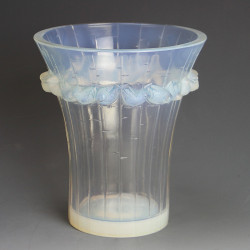 Rene Lalique Opalescent Boulouris Vase (c.1933)