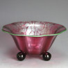 Johann Loetz Art Nouveau Titania Iridescent Footed Bowl (c.1905)