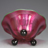 Johann Loetz Art Nouveau Titania Iridescent Footed Bowl