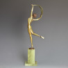 Josef Lorenzl Art Deco Bronze Scarf Dancer