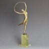 Josef Lorenzl Art Deco Bronze Scarf Dancer