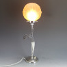Art Deco Chromed Table Lamp (c.1925)