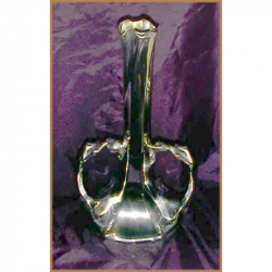 Orivit Pewter Vase with Figural Female Handles