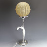 Art Deco Chromed Table Lamp