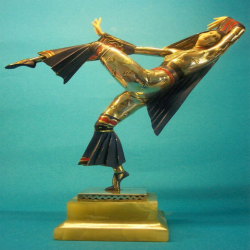 Gerdago Austrian Bronze & Ivory Figure