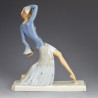 Royal Dux Art Deco Bohemian Porcelain Figure of a Female Dancer