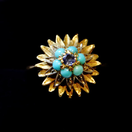 18 ct Gold Edwardian Flower Form Ring (c.1910)