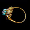 18 ct Gold Edwardian Flower Form Ring