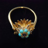 18 ct Gold Edwardian Flower Form Ring (c.1910)