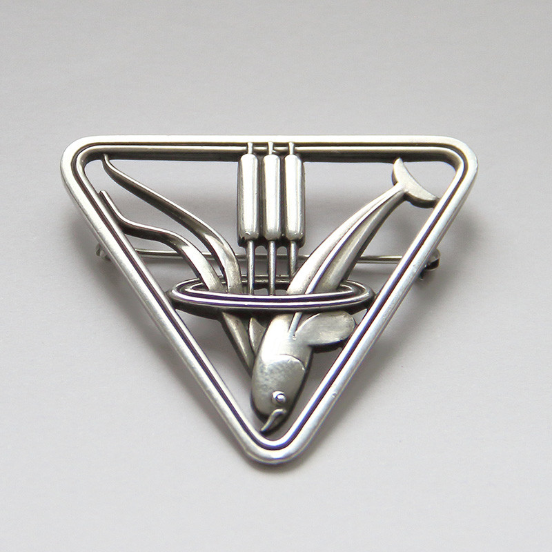 Georg Jensen Sterling Silver Brooch 257