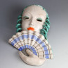 Goldscheider Art Deco Terracotta Wall Mask