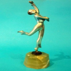 Josef Lorenzl Dancer Bronze Female Figure