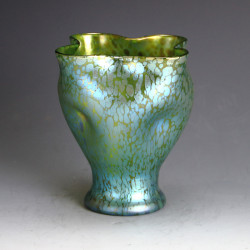 Johann Loetz Art Nouveau Papilloin Decor Vase