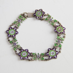 Arts and Crafts Silver and Enamel Bracelet (c.1910)