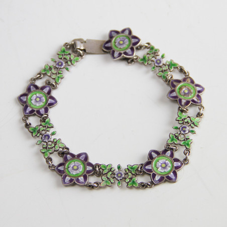 Arts and Crafts Silver and Enamel Bracelet (c.1910)