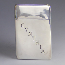 Rare English Silver Suffragette Card Case Aspey London 1910