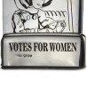 Rare English Silver Suffragette Card Case Aspey London 1910