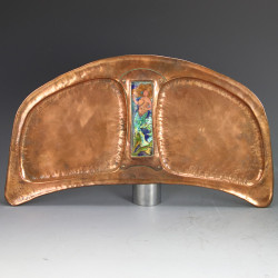 Arts and Crafts Copper and Enamel Tray (c.1900)