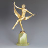 Josef Lorenzl Art Deco Bronze Scarf Dancer (c.1925)