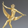 Josef Lorenzl Art Deco Bronze Scarf Dancer