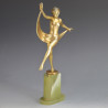 Josef Lorenzl Art Deco Bronze Scarf Dancer